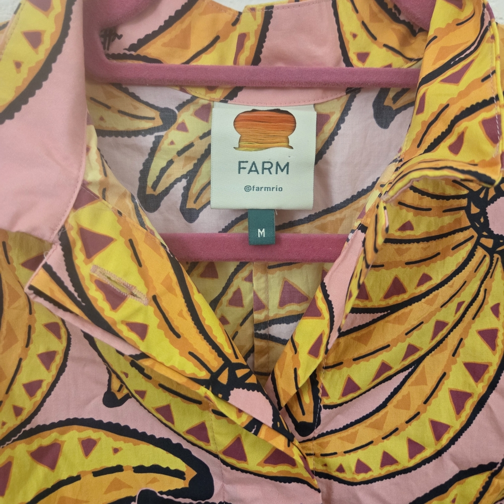 FARM Rio Pink and Yellow Floral Print Tiered Dress - Picture 4 of 5